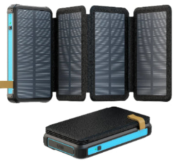 Foldable Power Bank Solar Charger 10000Mah Open