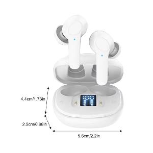 Language Translator Earbuds White Front