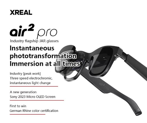 XREAL Air 2 Pro Smart Glasses Info