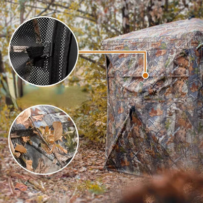 Hunting Camouflage Tent side2