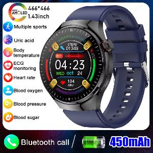 Medical Grade Smart Watch Blue Description