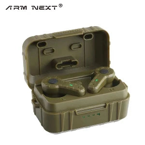 Shooting Electronic Earplugs, Military Tactical Earplugs Green Case